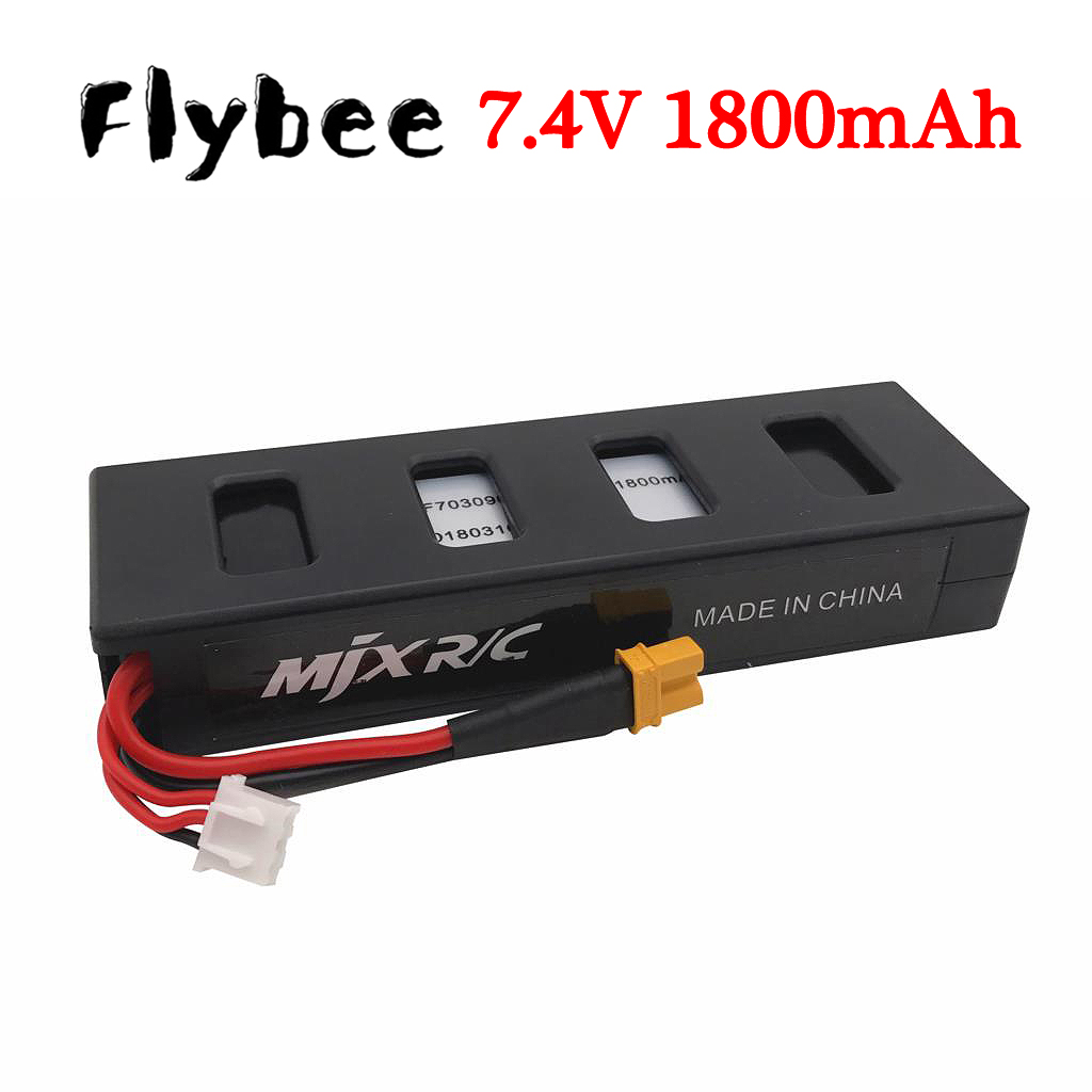 Drone Mjx Rc - ドローンバグ用バッテリー,7.4v,1800mah,スペアパーツ,mjx r/c用,3 b3 7.4v,25c,mjx b3