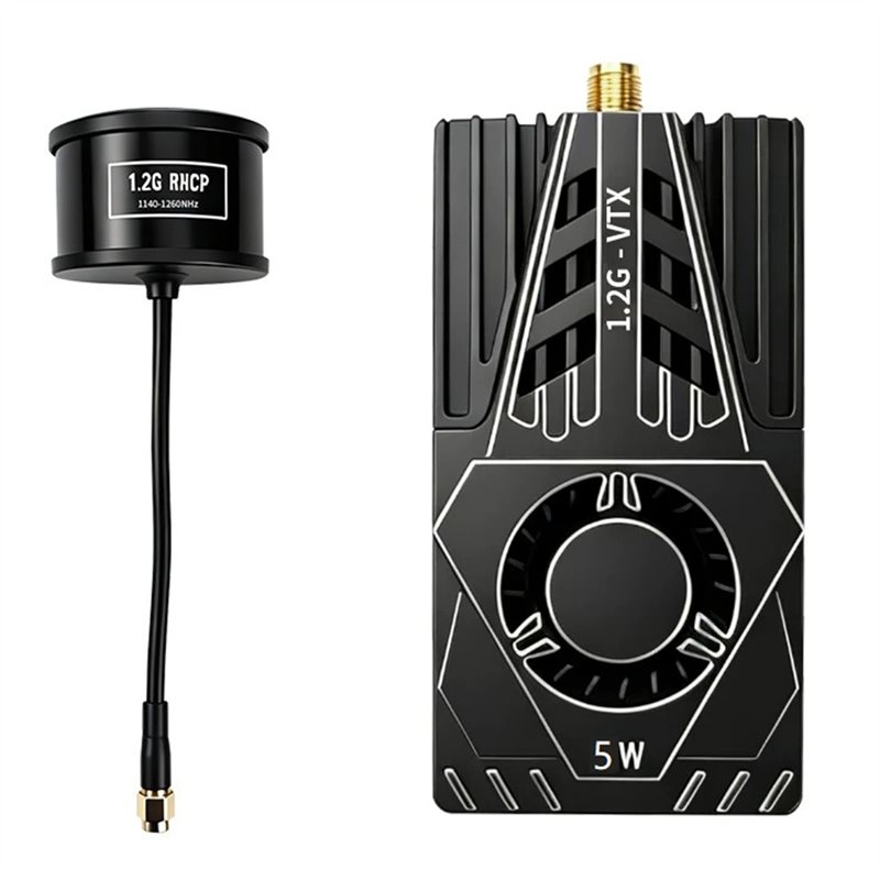 Vtx Video Transmitter - VTX FPV ビデオトランスミッター用 1.2Ghz 5W アンテナ付き