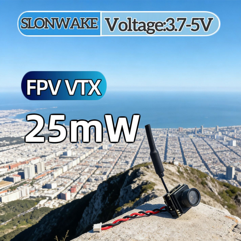 Drone Rc Remote Control - SLONWAKE FPV 25mW パワーシミュレーション VTX 統合型送信機と