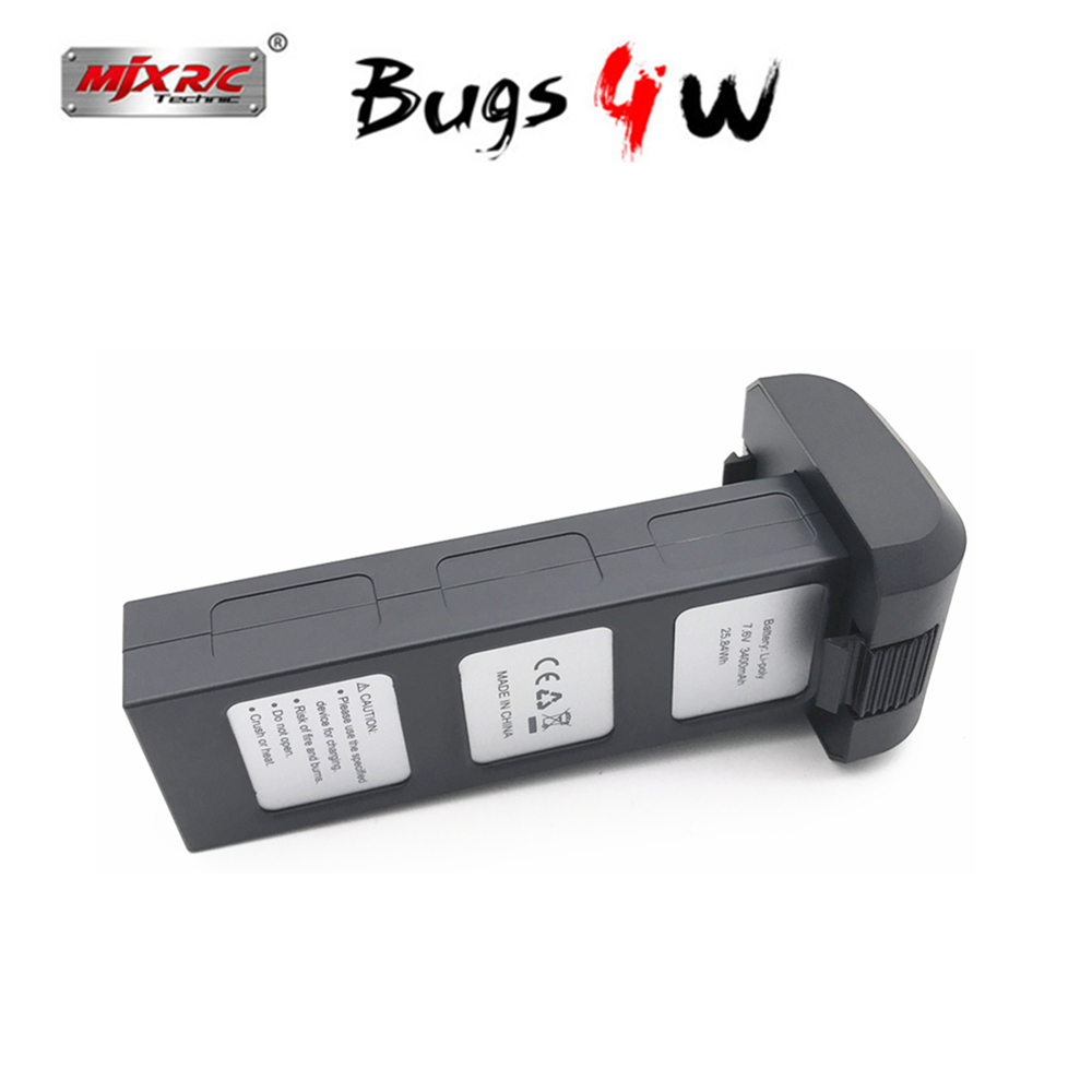 Drone Mjx Rc - Li-poバッテリー4wb4w 7.6v 3400 mah mjx b4w,オリジナルパーツ,アクセサリー,ブラシレスgps