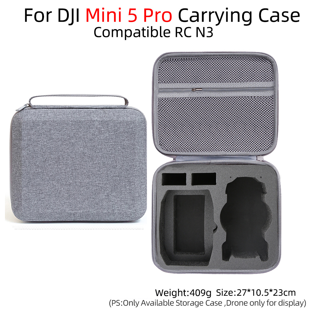 Drone Dji Rc N3 - DJI Mini 5 Pro RC-N3 リモコン収納バッグキャリングケーストラベルボックス多用途コンボ傷防止ハンドバッグアクセサリー