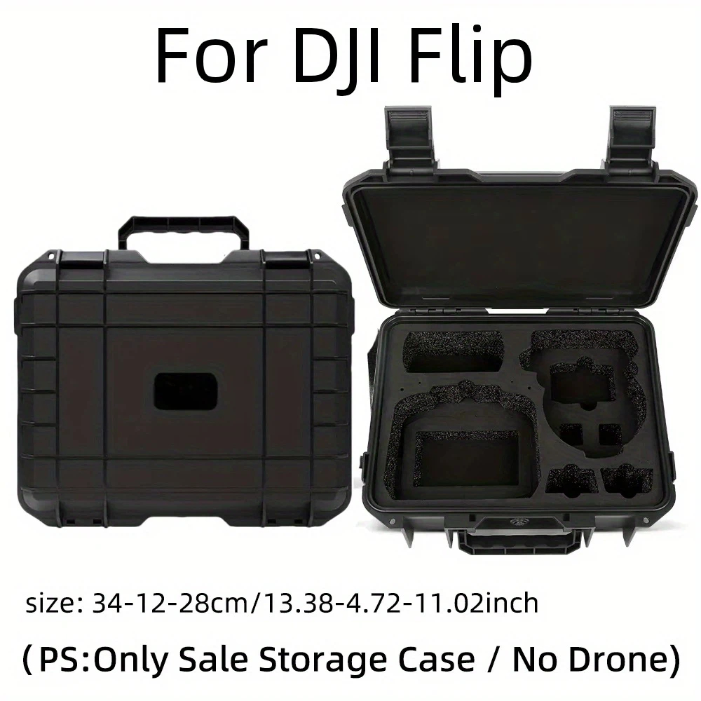 Drone Dji Rc N3 - DJI Flip用ハードシェル収納ケース、RC N3/RC 2対応、ブラック、ドローンアクセサリー用複数コンパートメント付き