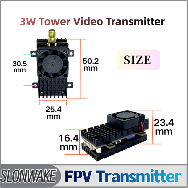 Drone Rc Remote Control - SLONWAKE 5.8G 3000mW シミュレーション VTX FPV