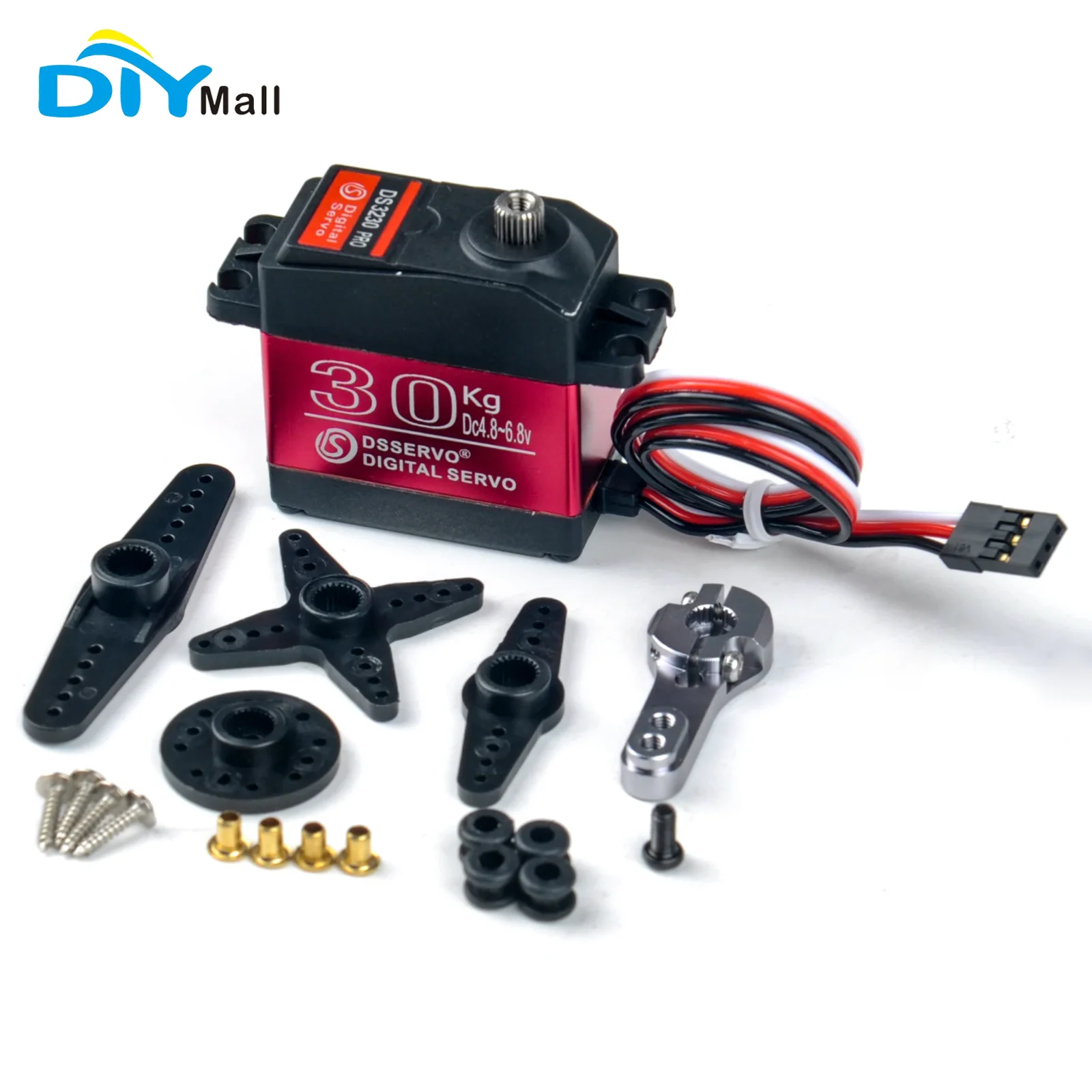 Rc Car Servo - 高トルク DS3230PRO 30KG デジタルサーボ 6V オールメタルギア