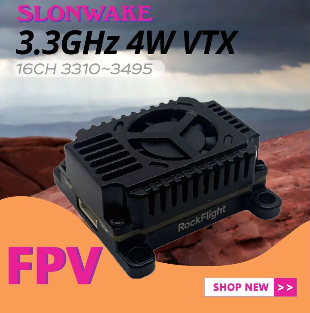 SLONWAKE FPV 3.3G 16CH 4000mW  - Drone Rc Remote Control のレビューと価格