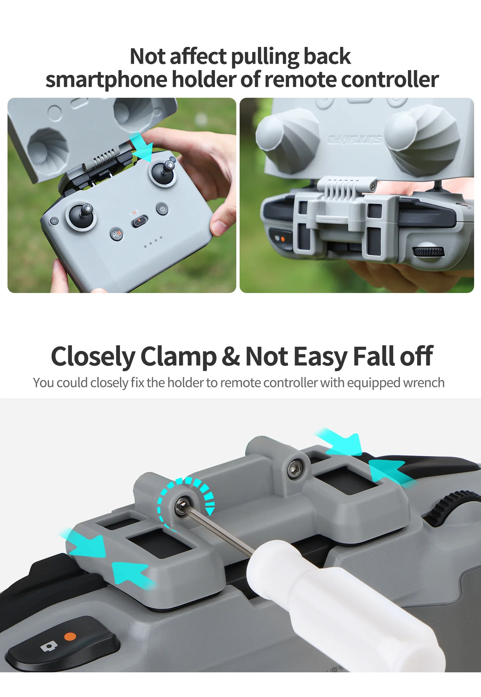 2 in 1 コントローラープロテクター サンフード コント - Drone Dji Rc N3 のレビューと価格