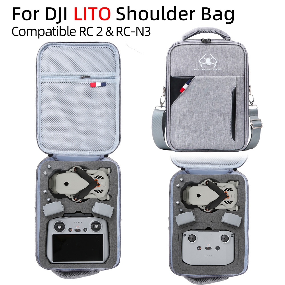 DJI LITO ショルダーバッグ RC 2/RC N3対応 - Drone Dji Rc N3 のレビューと価格