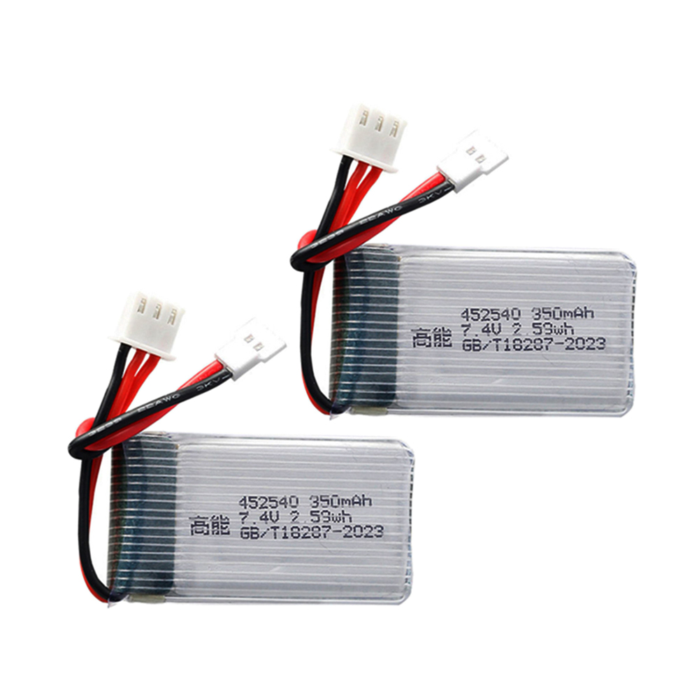 1-10個入り 7.4V 350mAh 2Sリポバッテリー  - Drone Mjx Rc のレビューと価格