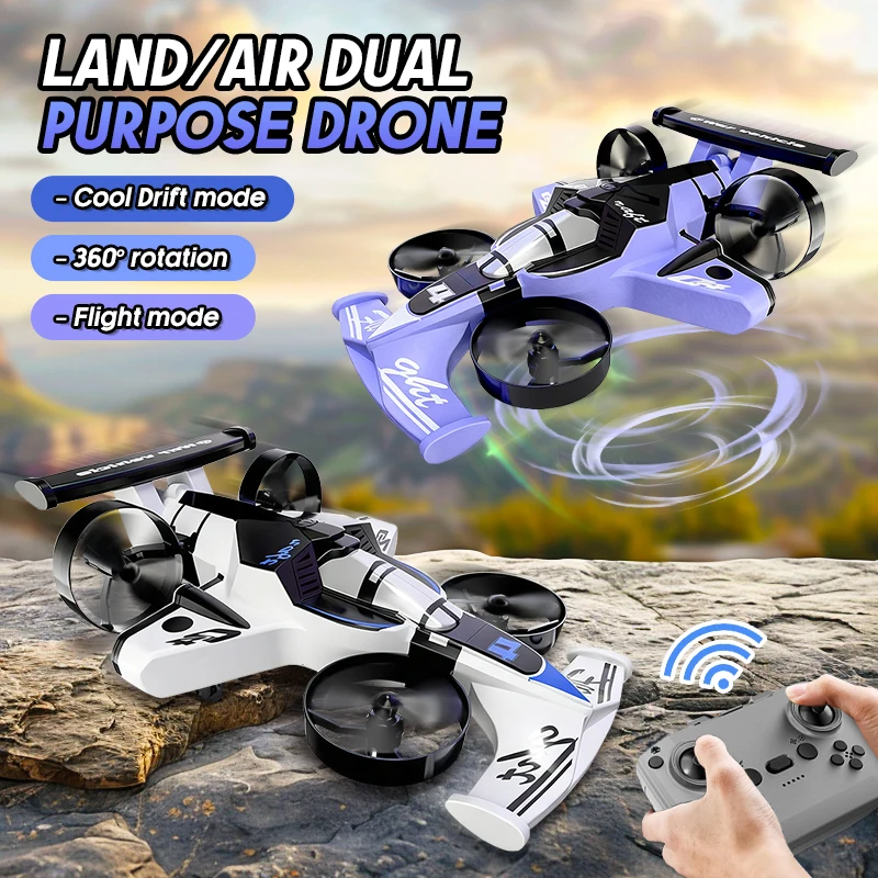 2 IN 1 リモコンクアッドコプター RC ドローンスタン - Rc Drone And Flying Car のレビューと価格
