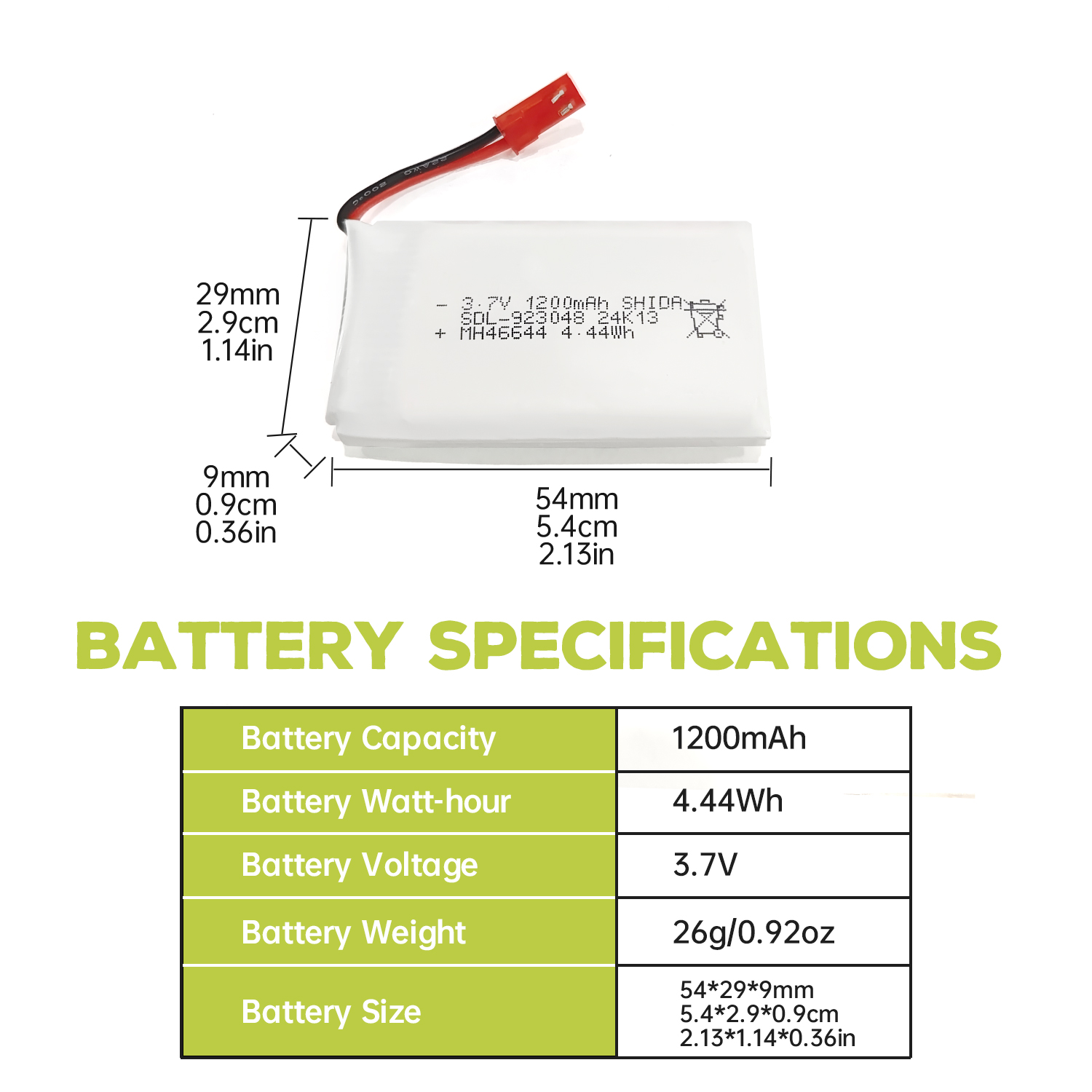5 個 3.7V 1200mAh 30C JST プラグ L - Drone Mjx Rc のレビューと価格