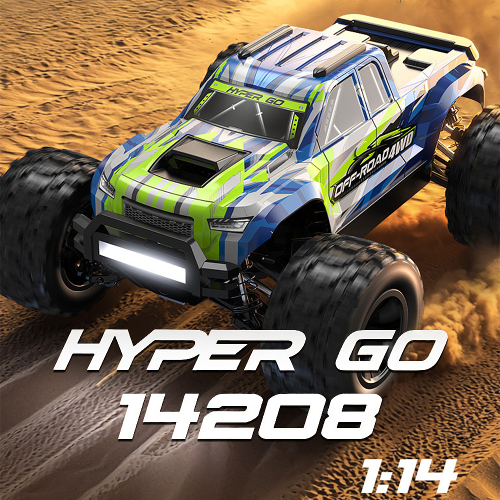 MJX Hyper Go 14208 RCカー 4WD ブラ - Rc Car Servo のレビューと価格