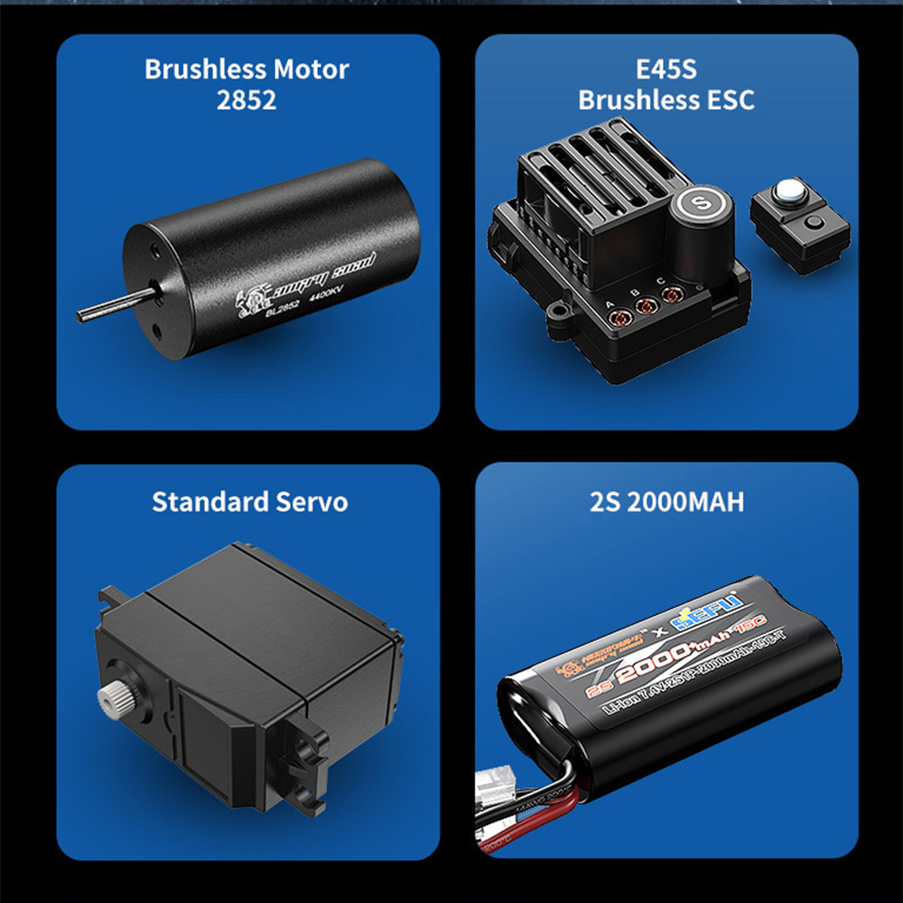 MJX Hyper Go 14208 RCカー 4WD ブラ - Rc Car Servo のレビューと価格