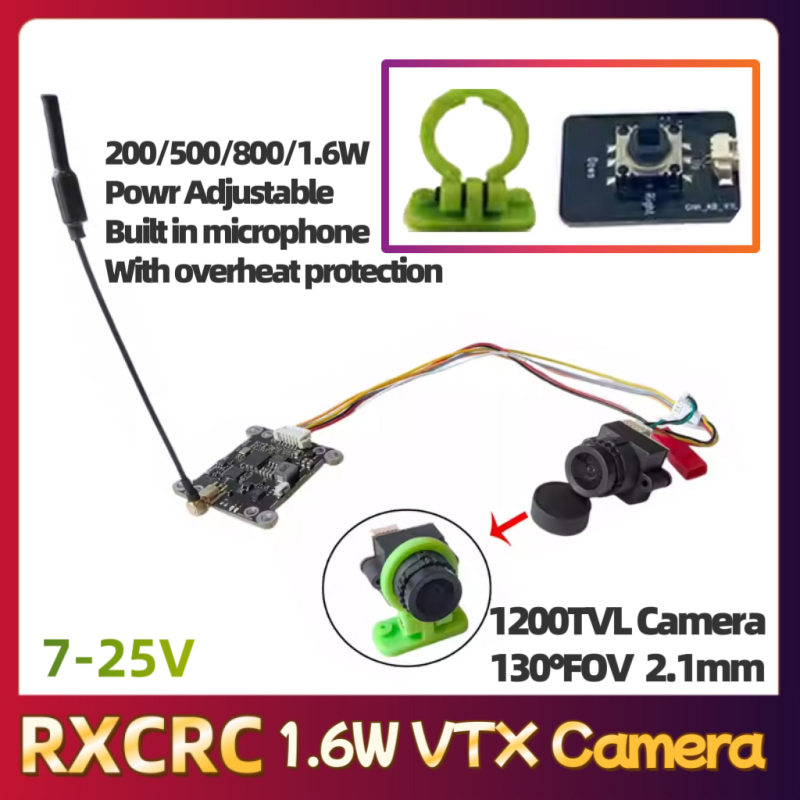 RXCRC 5.8G モジュール 48CH 1.6W VTX - Drone Rc Remote Control のレビューと価格