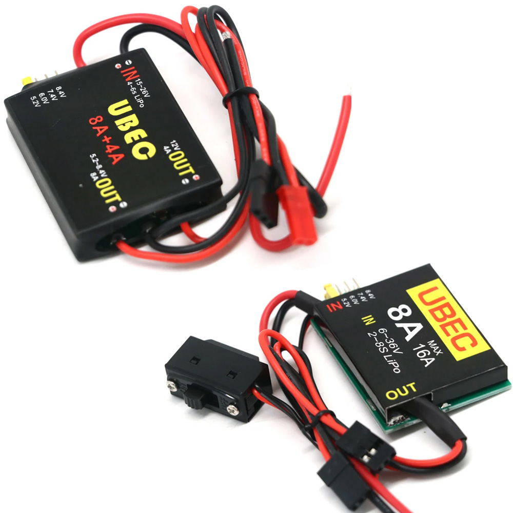 新しい 2S-6S 6-36V UBEC-8A BEC &  - Rc Car Servo のレビューと価格