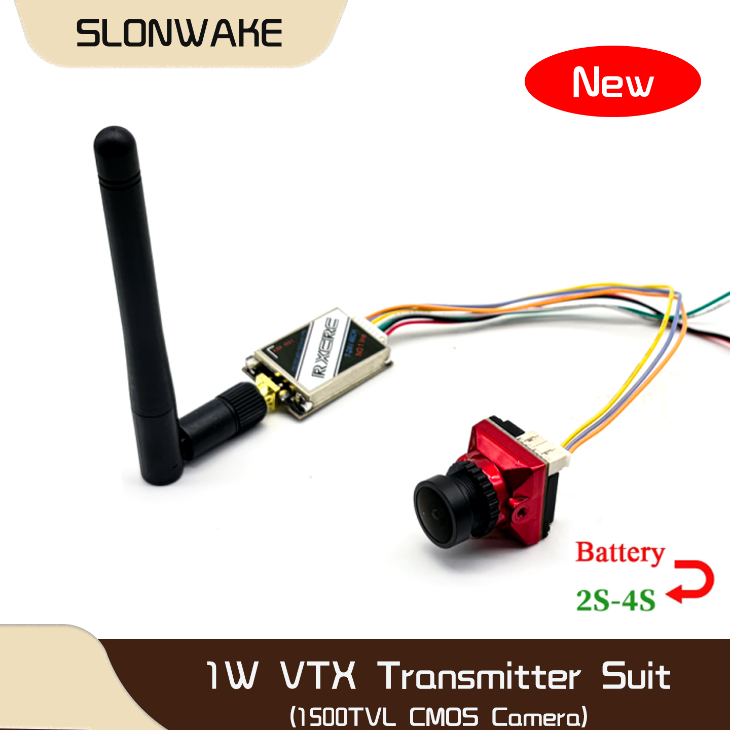 SLONWAKE 5.8G 48CH 1W VTX 100/ - Vtx Video Transmitter のレビューと価格