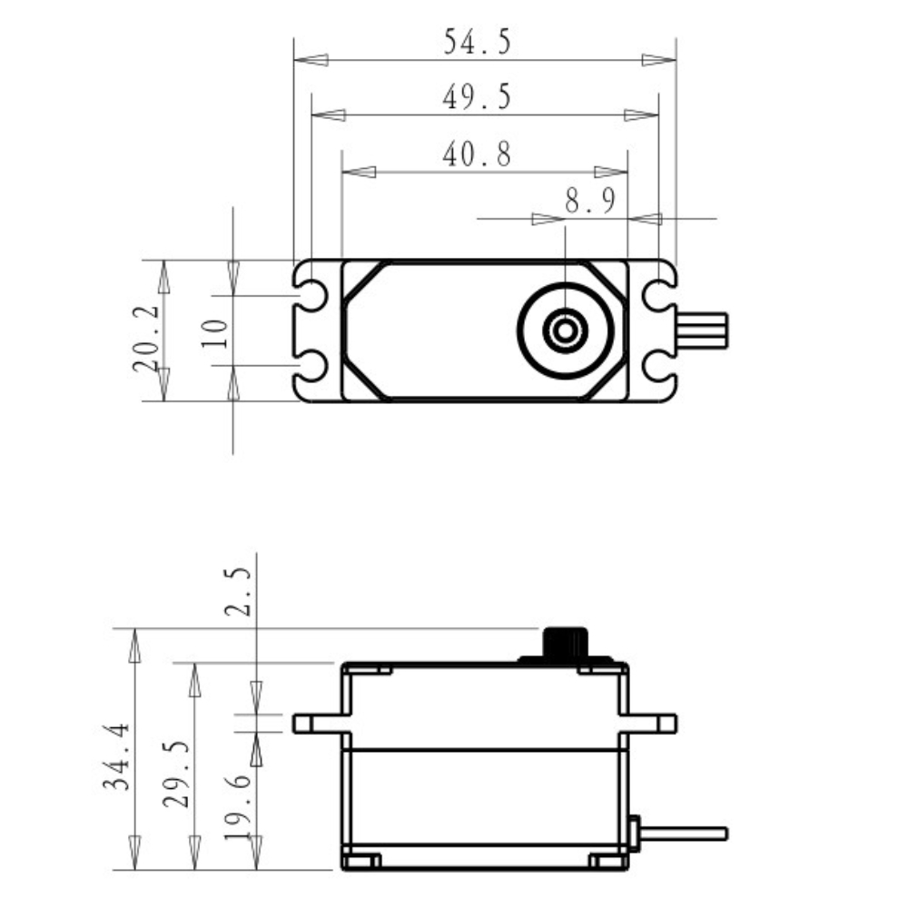 Dsservo BLS4355 55KG ロープロファイルオ - Rc Car Servo のレビューと価格