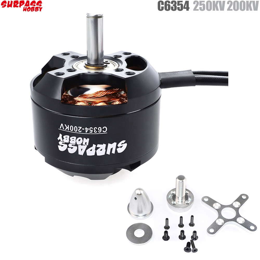 SURPASS HOBBY C6354 6354 250KV - Rc Wing Glider のレビューと価格