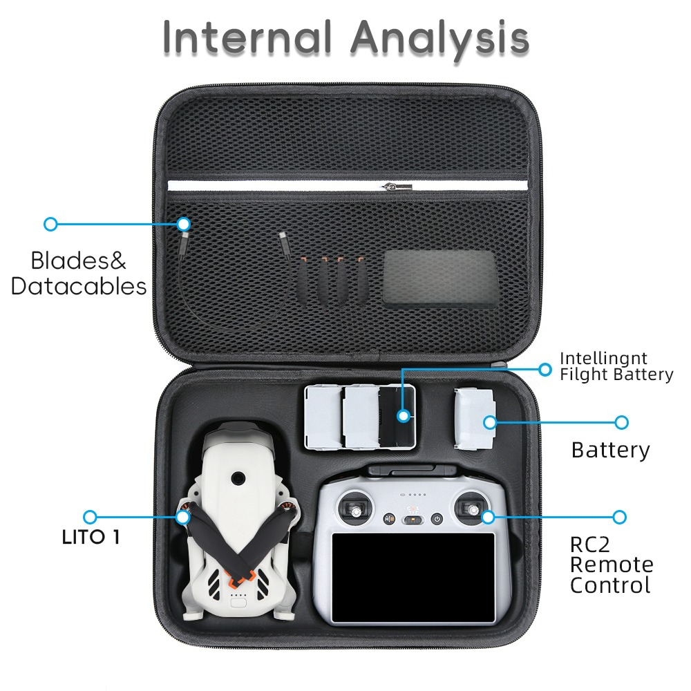 ポータブルキャリングケース DJI Lito 1/Lito  - Drone Dji Rc N3 のレビューと価格