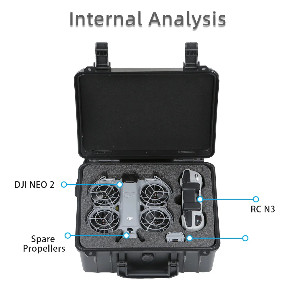 ポータブル安全ボックス DJI NEO 2 保護防爆ボックス - Drone Dji Rc N3 のレビューと価格
