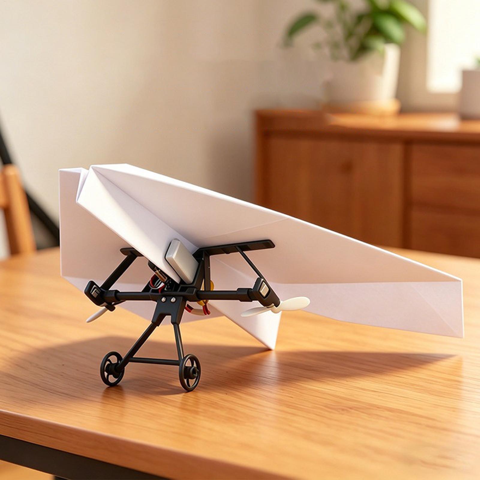 DIY RC紙飛行機キット、ジャイロスタビライザー付き電動リ - Drone Rc Aircraft のレビューと価格