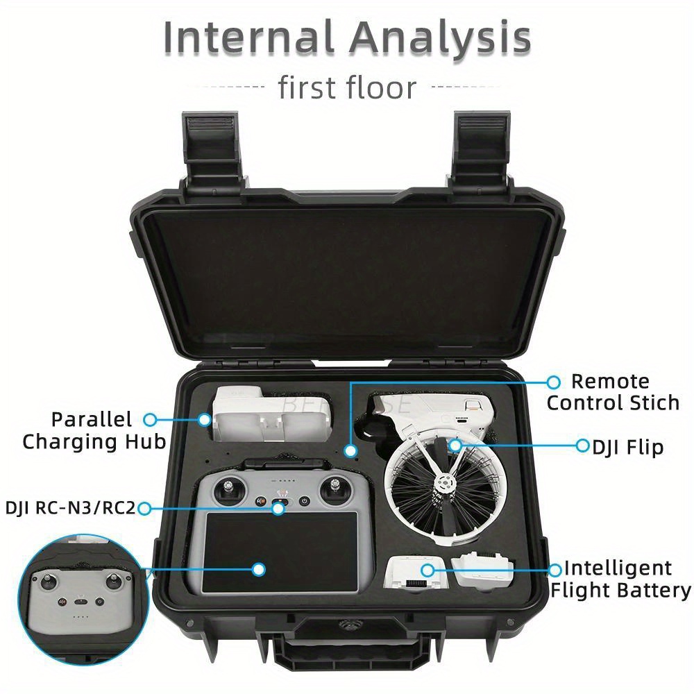 DJI Flip用ハードシェル収納ケース、RC N3/RC  - Drone Dji Rc N3 のレビューと価格