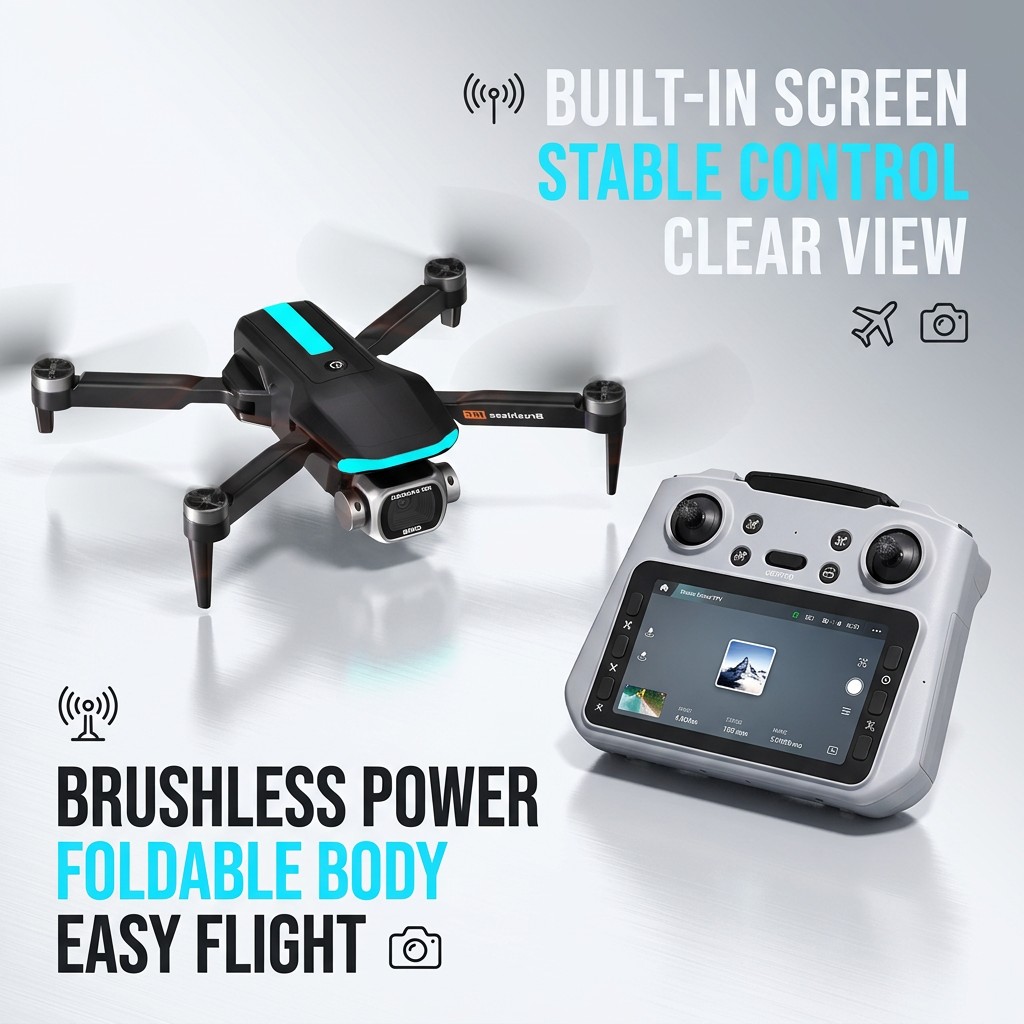 新型M7 RCドローン プロフェッショナル 8Kデュアルカメ - Drone Dji Rc 2 のレビューと価格