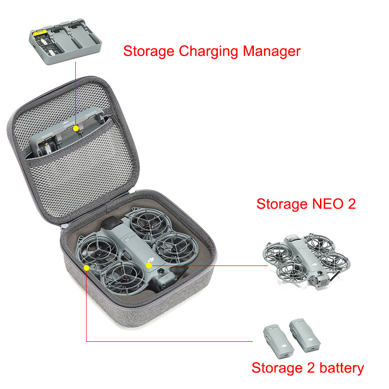 DJI NEO 2用耐衝撃ケース ハードシェルケース DJI - Drone Dji Rc N3 のレビューと価格