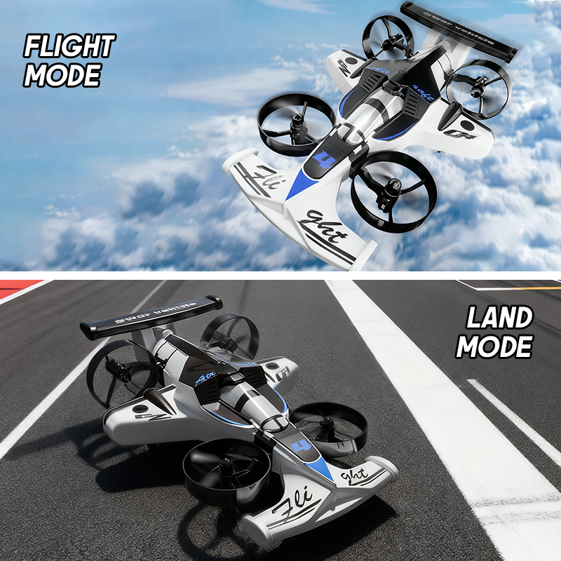 2in1 ミニドローン 空陸両用飛行車 2.4G デュアルモ - Rc Drone And Flying Car のレビューと価格