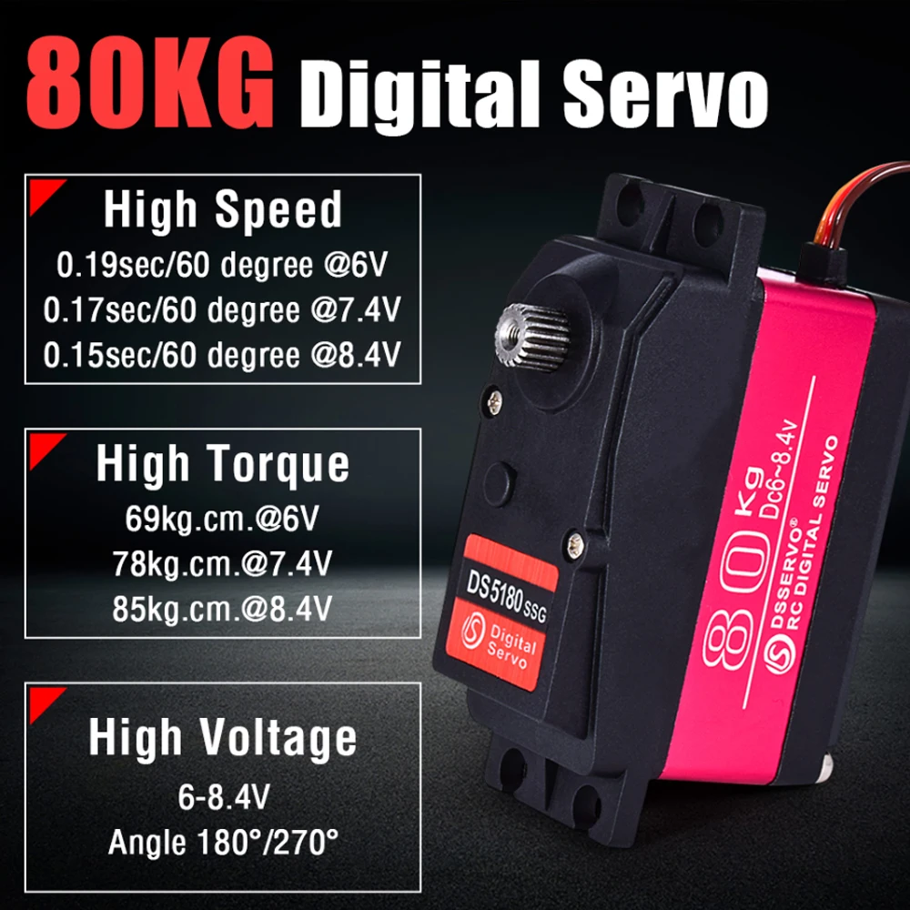 Dsサーボ-防水高速トルクデジタルサーボ,金属ギアモーター, - Rc Car Servo のレビューと価格