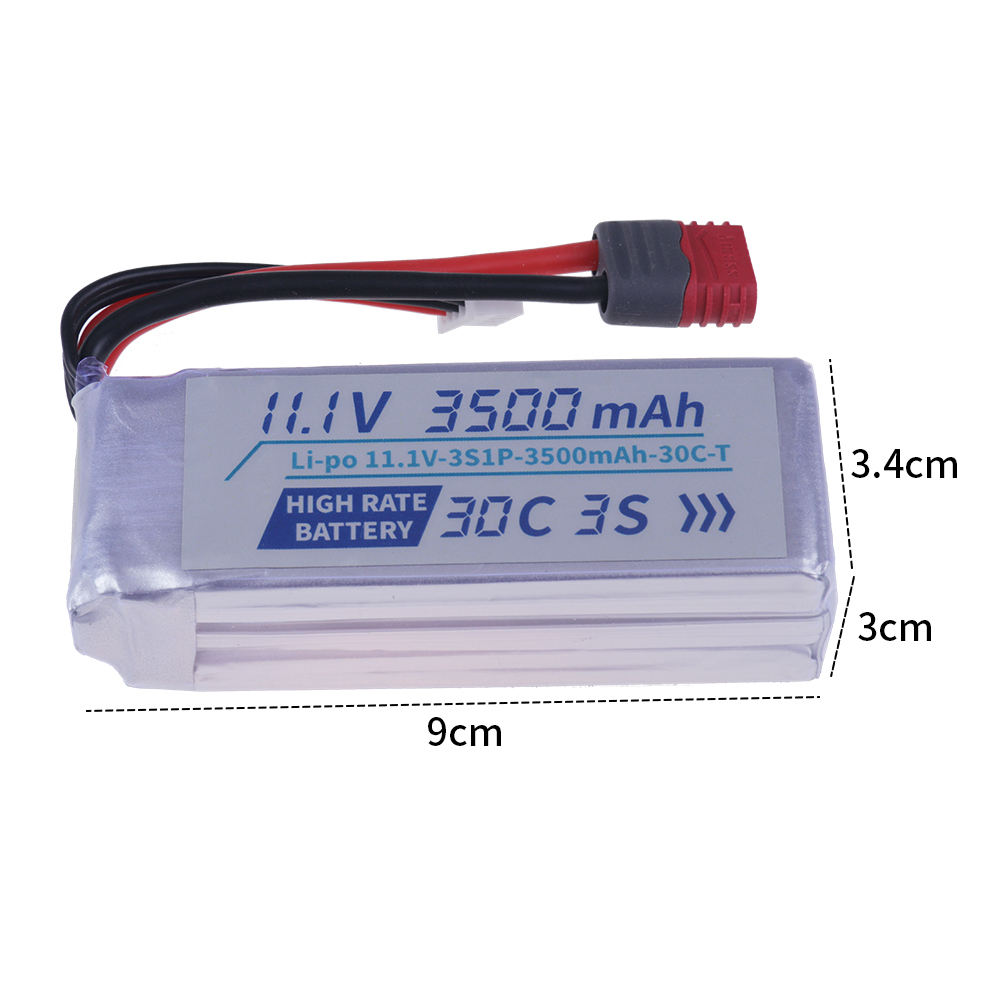 3500mAh 30C 7.4V 11.1V リポバッテリー - Drone Mjx Rc のレビューと価格