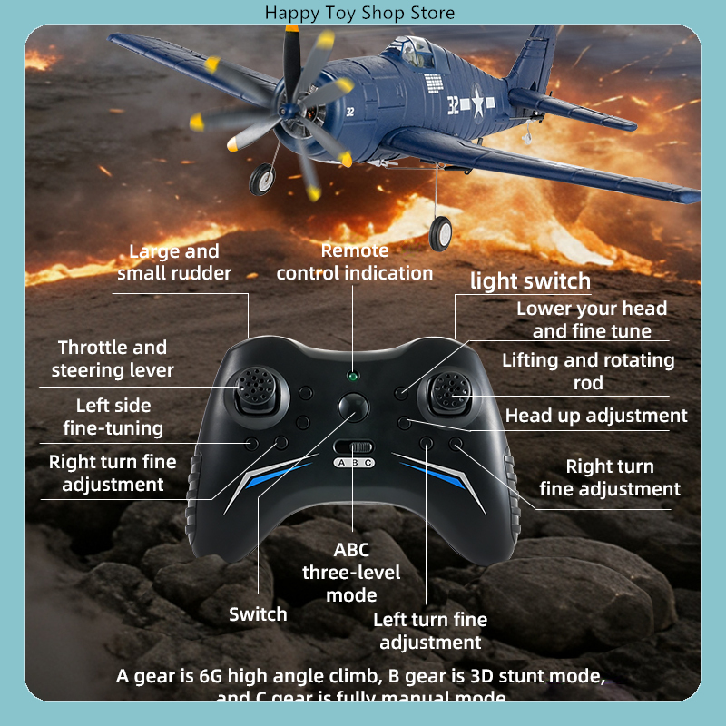 FX9503 4CH ブラシレスRCウォーバード戦闘機 固定 - Rc Wing Glider のレビューと価格