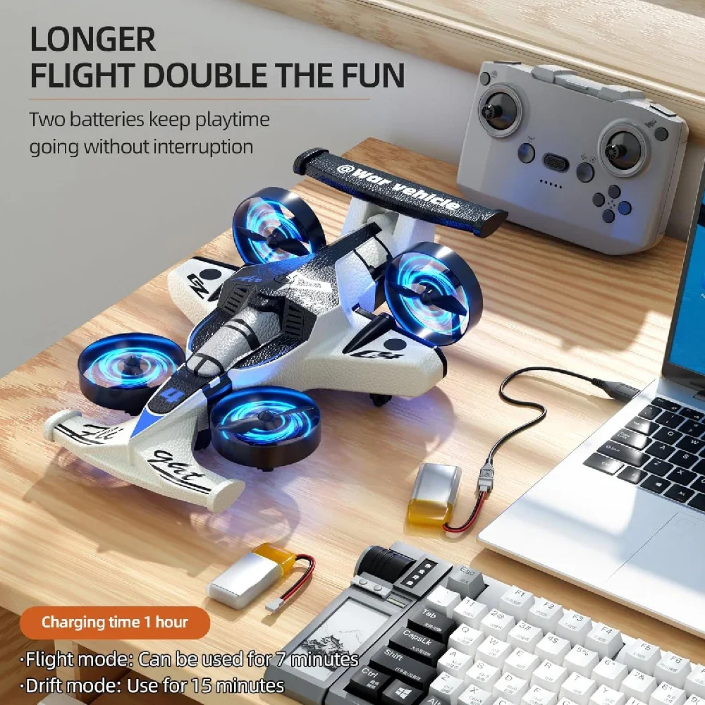 2in1 RCフライングドローンカー デュアルモード 陸空両 - Rc Drone And Flying Car のレビューと価格